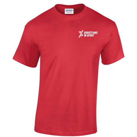 Sports Plus 2021 Cotton T-Shirt | Red